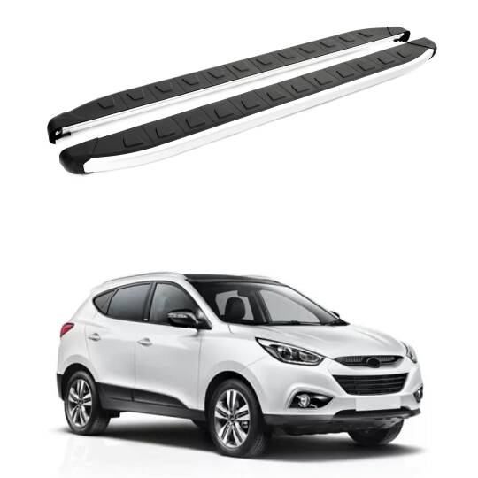TURTLE Fits Hyundai Ix-35 (Lm) 2010-2015 Side Step Alyans Silver