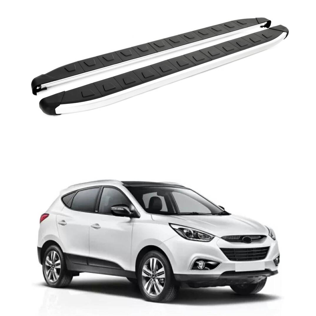 TURTLE Fits Hyundai Ix-35 (Lm) 2010-2015 Side Step Alyans Silver - 1