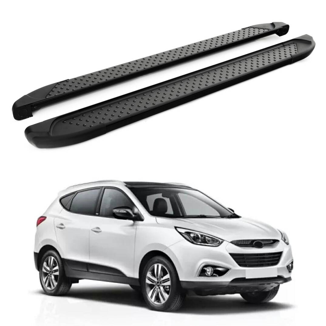 TURTLE Fits Hyundai Ix-35 (Lm) 2010-2015 Side Step Sapphire V1 Black - 1