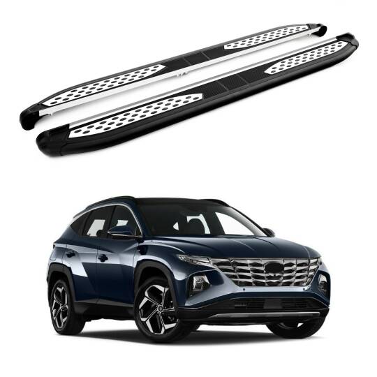 TURTLE Fits Hyundai Tucson (Nx4) 2022-2025 Side Step Plus Black