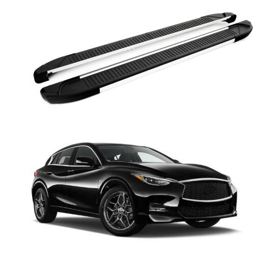 TURTLE Fits Infiniti Esq (F15) 2015-2019 Side Step Another Silver