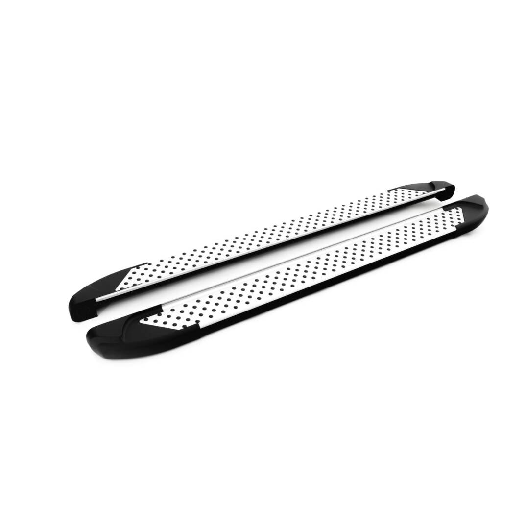 TURTLE Fits Infiniti Esq (F15) 2015-2019 Side Step Sapphire V1 Silver - 2