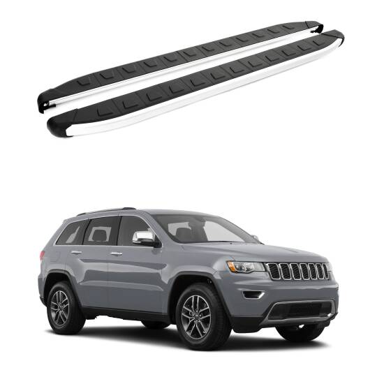 TURTLE Fits Jeep Grand Cherokee (Wk2) 2011-2023 Side Step Alyans Silver