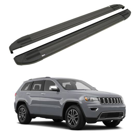 TURTLE Fits Jeep Grand Cherokee (Wk2) 2011-2023 Side Step Brillant Black