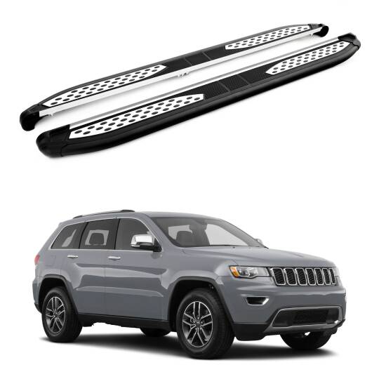 TURTLE Fits Jeep Grand Cherokee (Wk2) 2011-2023 Side Step Plus Black