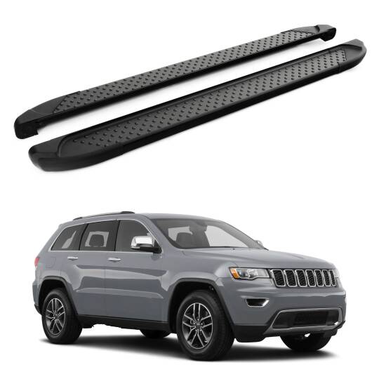 TURTLE Fits Jeep Grand Cherokee (Wk2) 2011-2023 Side Step Sapphire V1 Black