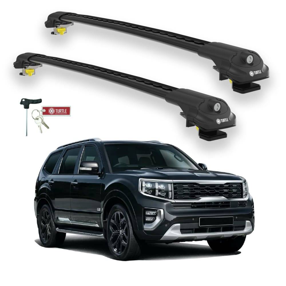 TURTLE Fits Kia Mohave (Hm2) 2020-2025 Roof Rack Air1 Black - 1