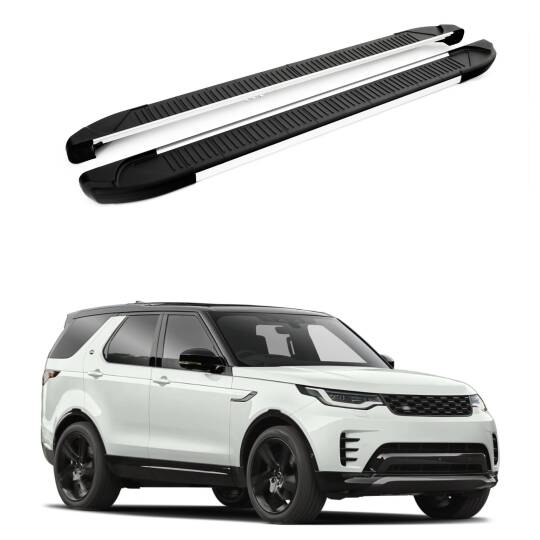 TURTLE Fits Land Rover Discovery 5 (L462) 2017-2025 Side Step Another Silver