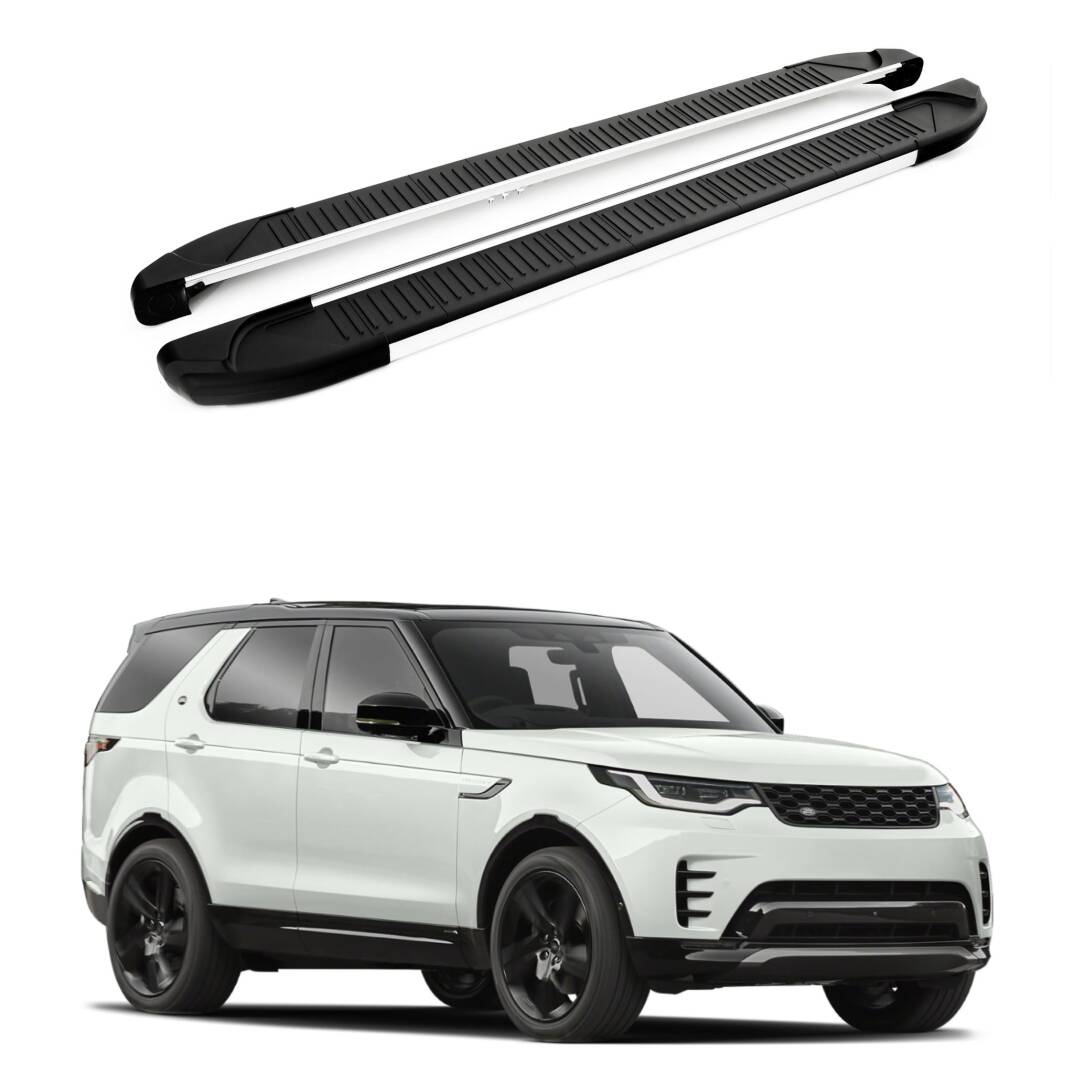 TURTLE Fits Land Rover Discovery 5 (L462) 2017-2025 Side Step Another Silver - 1