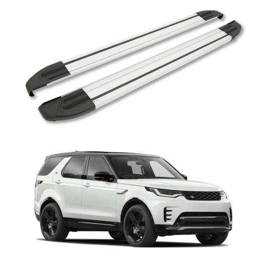 TURTLE Fits Land Rover Discovery 5 (L462) 2017-2025 Side Step Brillant Silver