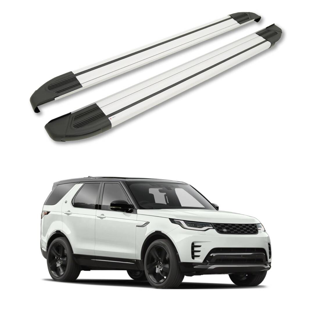 TURTLE Fits Land Rover Discovery 5 (L462) 2017-2025 Side Step Brillant Silver - 1