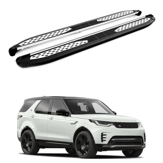TURTLE Fits Land Rover Discovery 5 (L462) 2017-2025 Side Step Plus Black