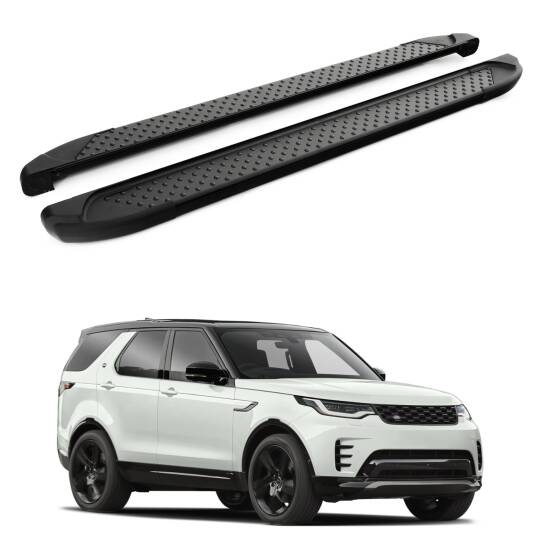 TURTLE Fits Land Rover Discovery 5 (L462) 2017-2025 Side Step Sapphire V1 Black
