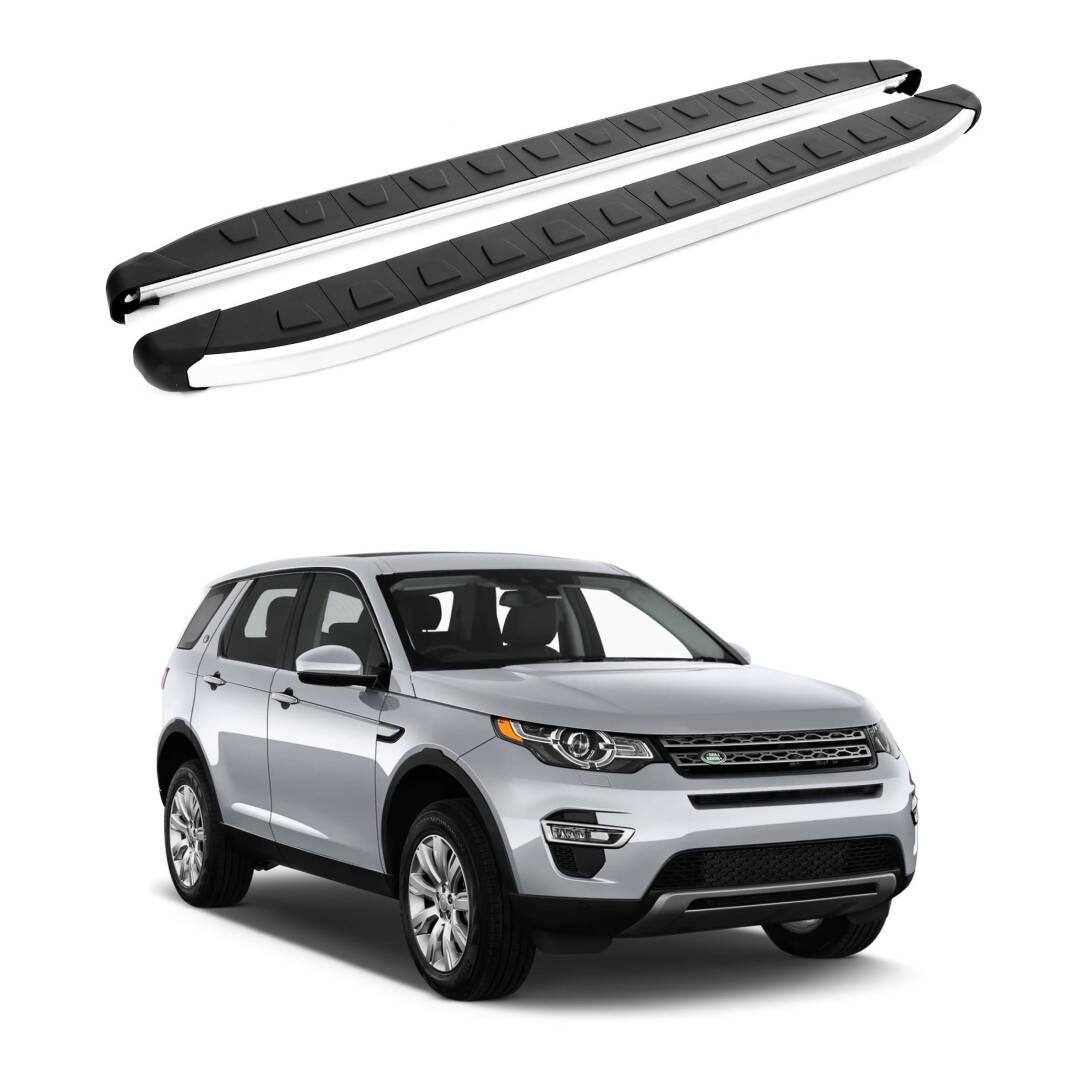 TURTLE Fits Land Rover Discovery Sport (L550) 2014-2019 Side Step Alyans Silver - 1