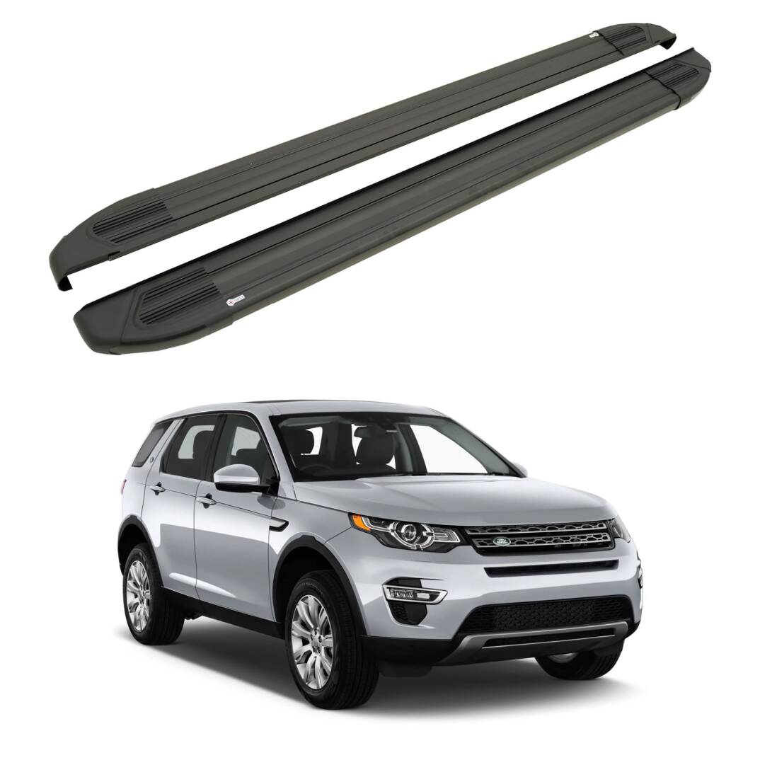 TURTLE Fits Land Rover Discovery Sport (L550) 2014-2019 Side Step Brillant Black - 1