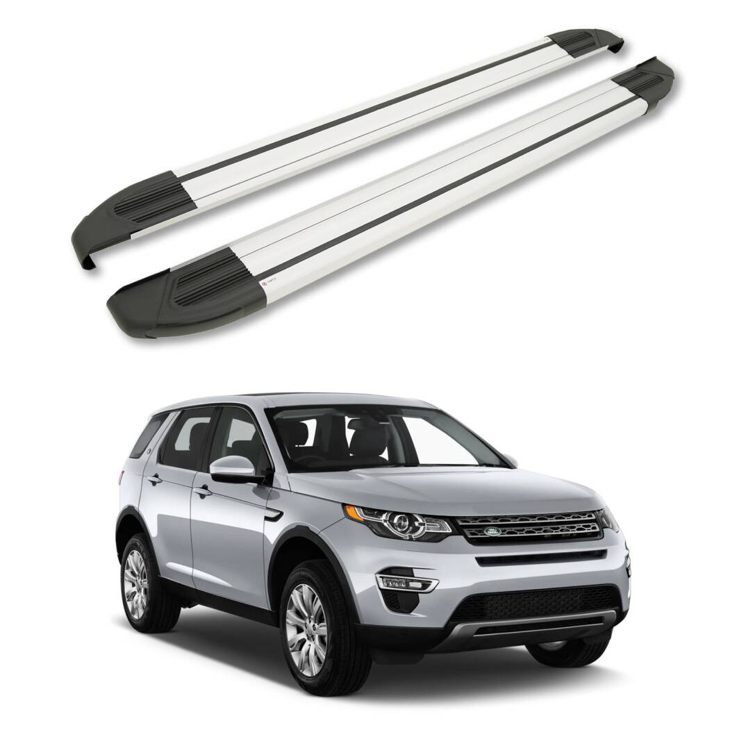 TURTLE Fits Land Rover Discovery Sport (L550) 2014-2019 Side Step Brillant Silver - 1