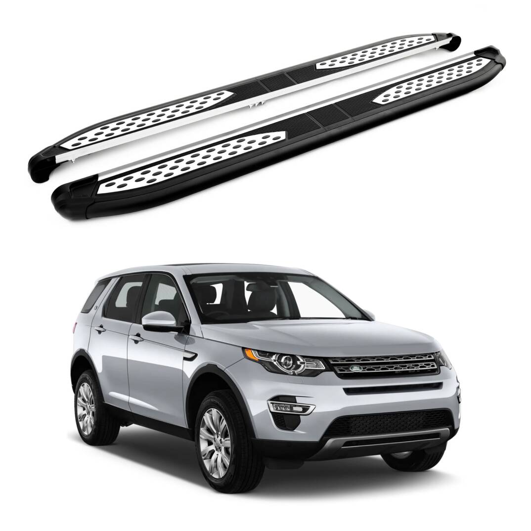 TURTLE Fits Land Rover Discovery Sport (L550) 2014-2019 Side Step Plus Black - 1