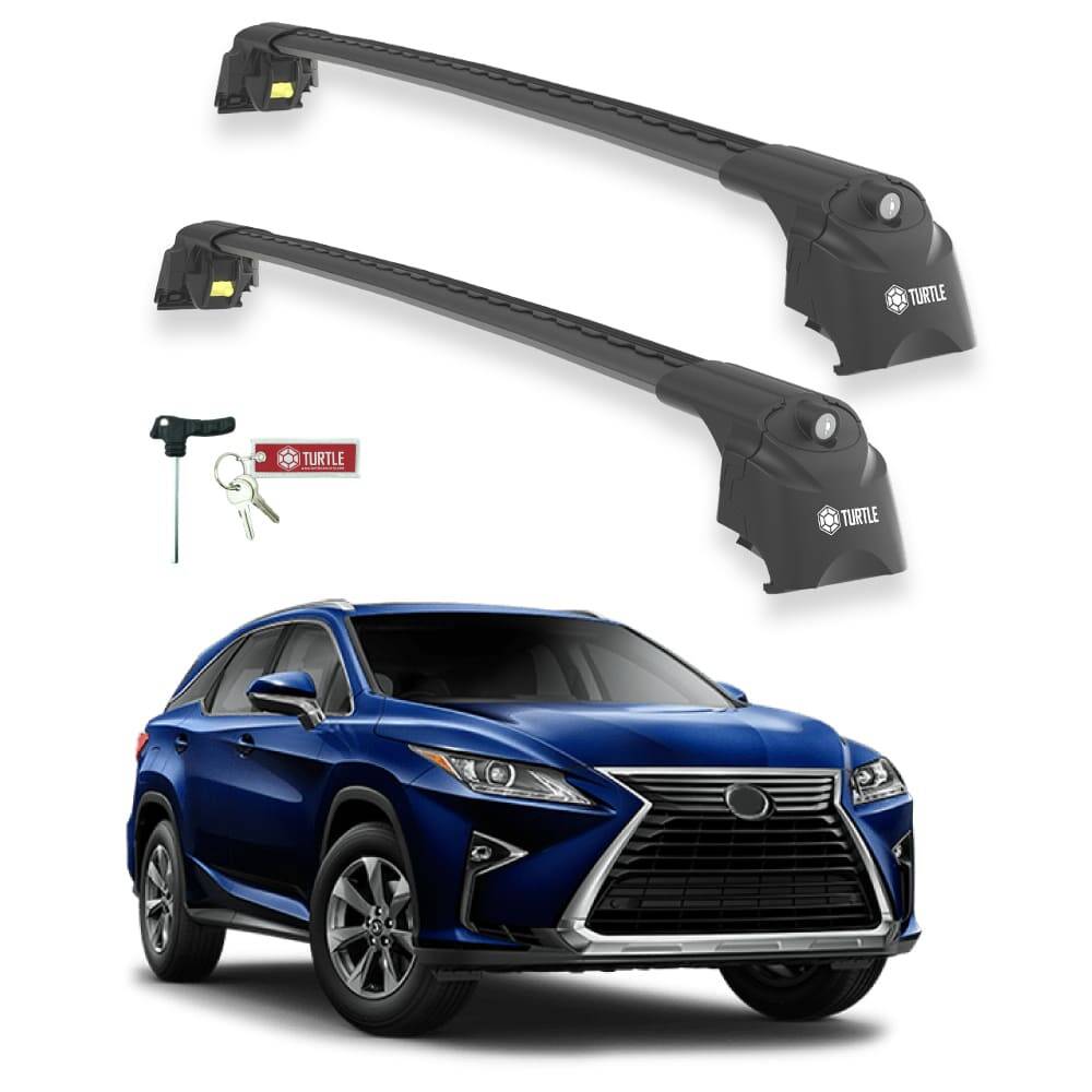 TURTLE Fits Lexus Rx (Al20) 2016-2025 Roof Rack Air2 Black - 1