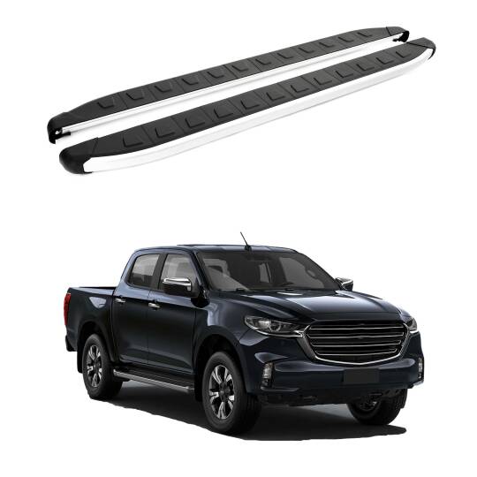 TURTLE Fits Mazda Bt-50 (Up/Ur) 2011-2019 Side Step Alyans Silver
