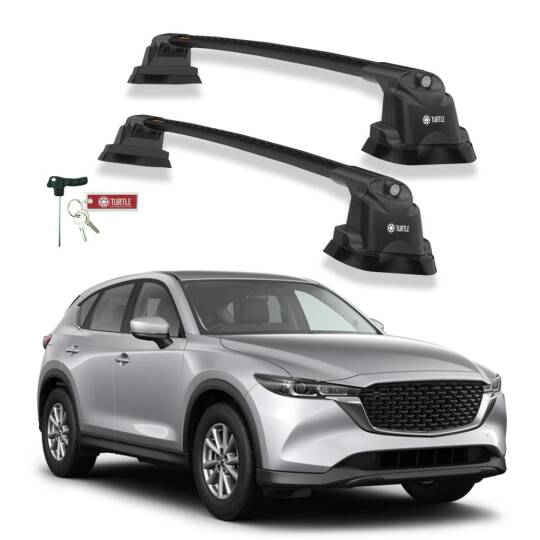 TURTLE Fits Mazda Cx-5 (Ke) 2012-2016 Roof Rack Air3 Black
