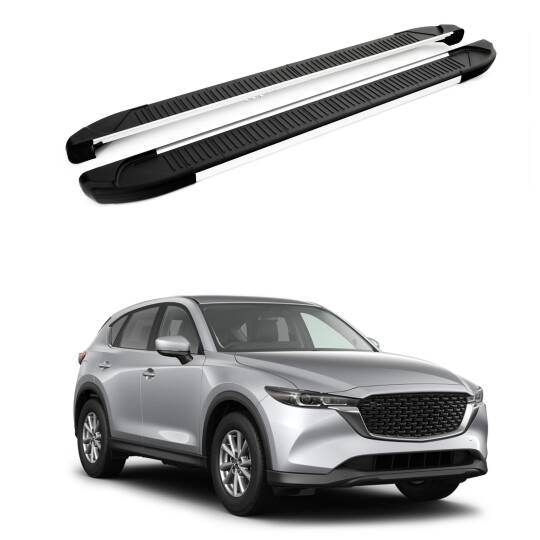 TURTLE Fits Mazda Cx-5 (Ke) 2012-2016 Side Step Another Silver