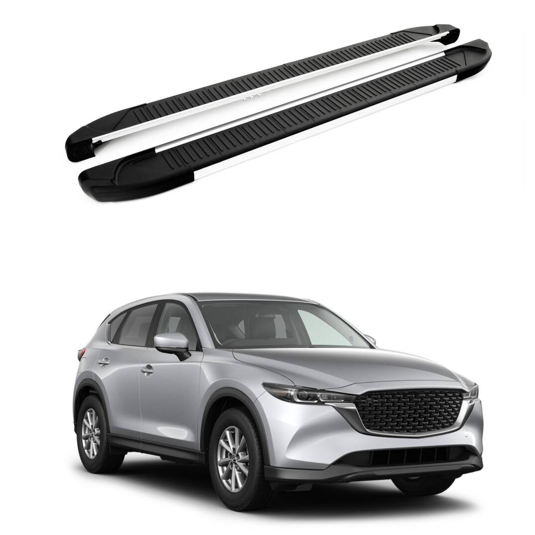 TURTLE Fits Mazda Cx-5 (Ke) 2012-2016 Side Step Another Silver - 1