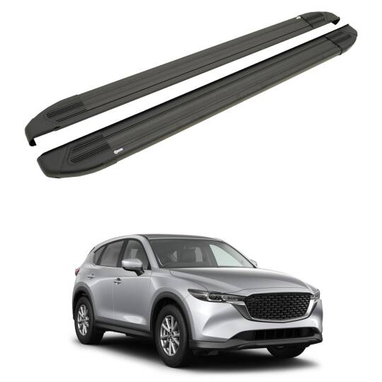 TURTLE Fits Mazda Cx-5 (Ke) 2012-2016 Side Step Brillant Black