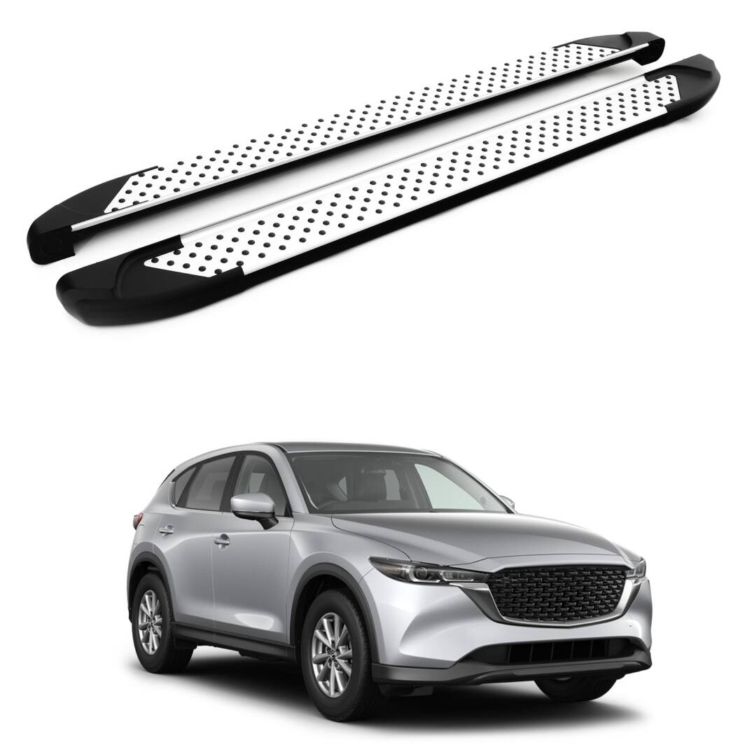 TURTLE Fits Mazda Cx-5 (Ke) 2012-2016 Side Step Sapphire V1 Silver - 1