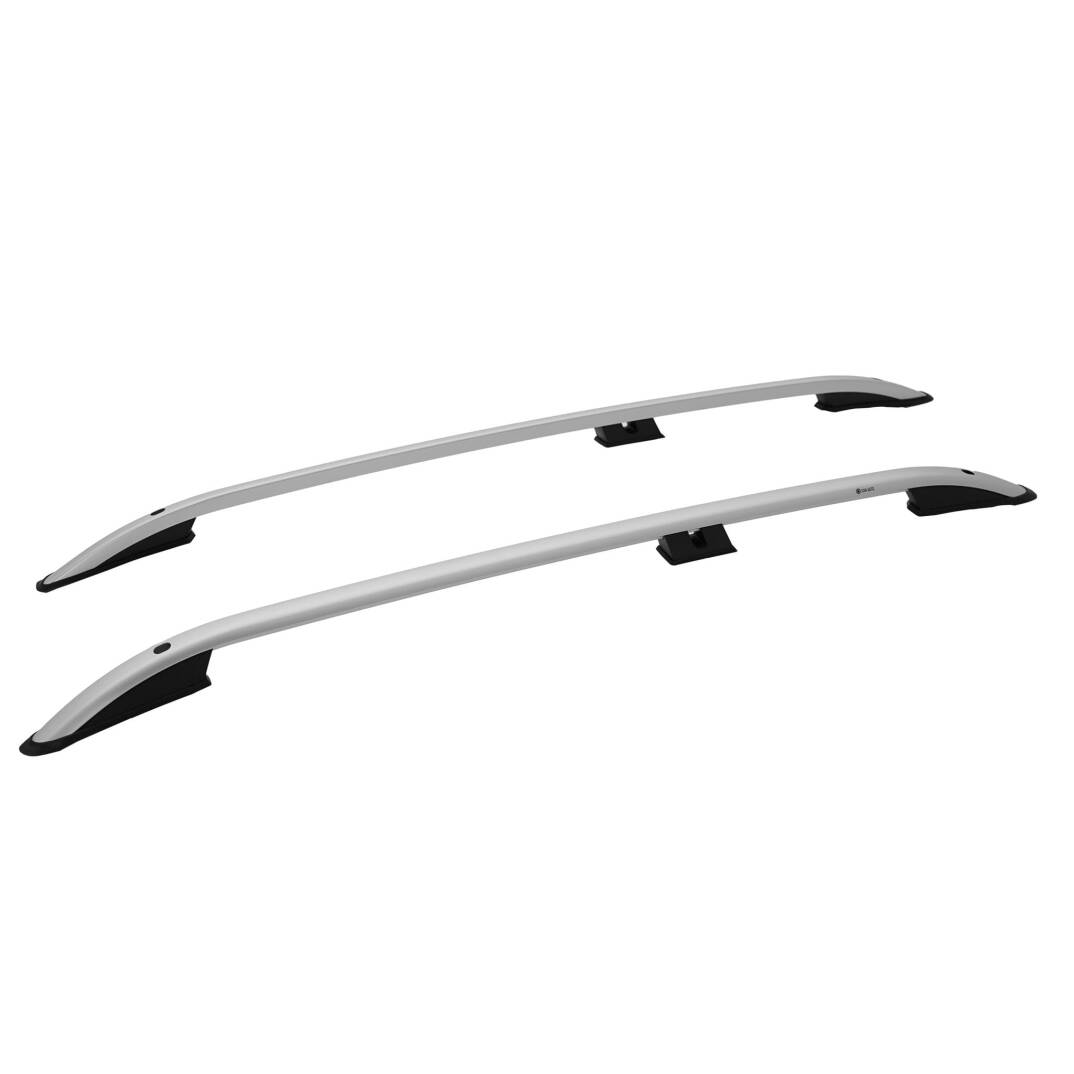 TURTLE Fits Mazda Cx-9 (Tb) 2007-2015 Roof Rail Crown Silver - 1