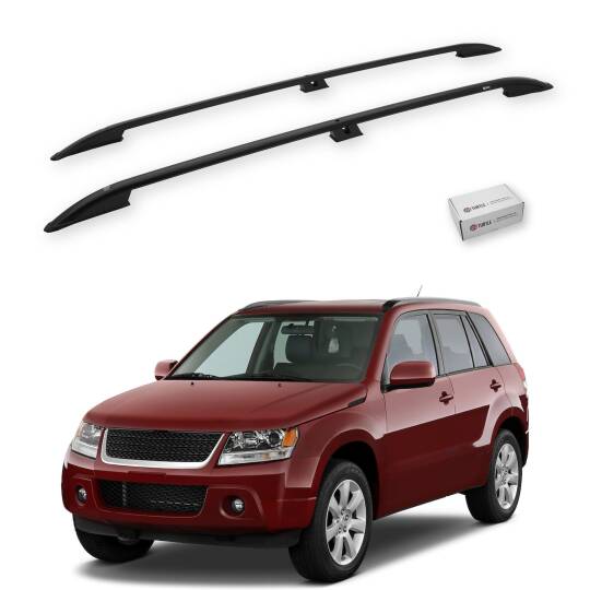 TURTLE Fits Mercedes-Benz Citan 2012-2021 / Mwb Roof Rail Crown Black