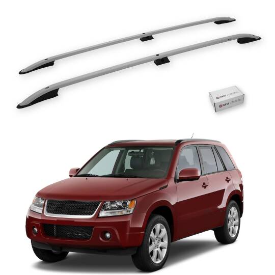 TURTLE Fits Mercedes-Benz Citan 2012-2021 / Mwb Roof Rail Crown Silver