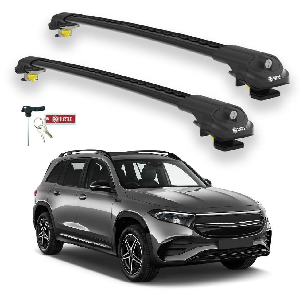 TURTLE Fits Mercedes-Benz Eqb (X243) 2021-2025 Roof Rack Air1 Black - 1