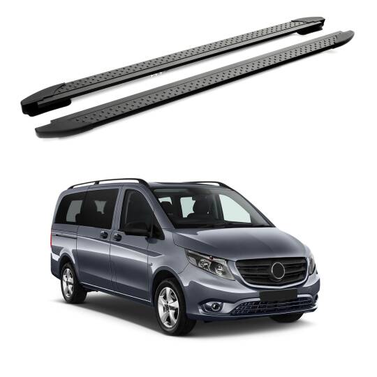 TURTLE Fits Mercedes-Benz Vito (W447) 2015-2025 / Swb Side Step Era V2 Black