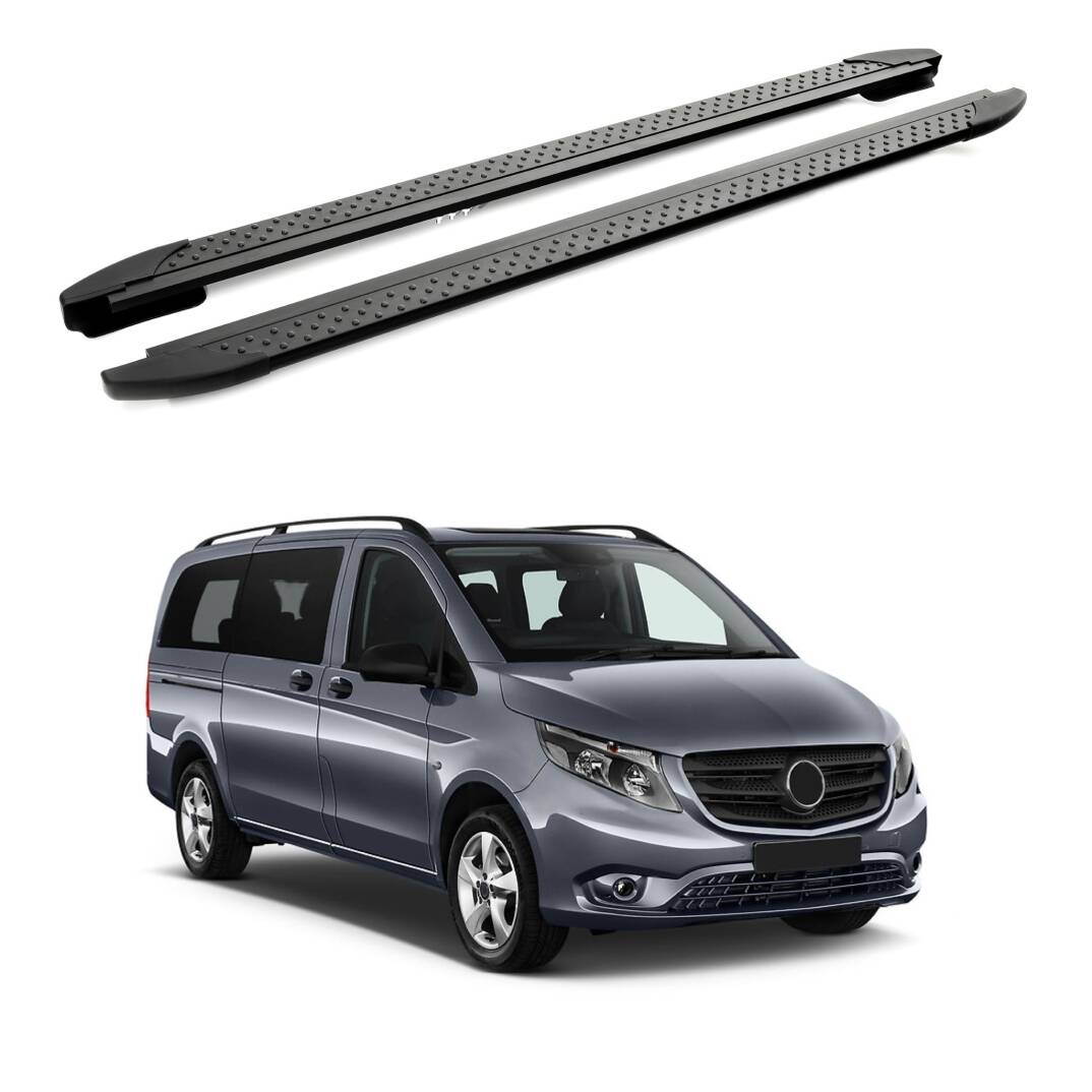 TURTLE Fits Mercedes-Benz Vito (W447) 2015-2025 / Swb Side Step Era V2 Black - 1
