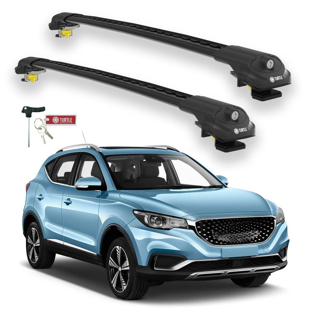 TURTLE Fits Mg Zs Crossover (Zs11) 2018-2025 Roof Rack Air1 Black - 1