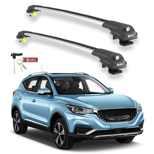 TURTLE Fits Mg Zs Crossover (Zs11) 2018-2025 Roof Rack Air1 Silver