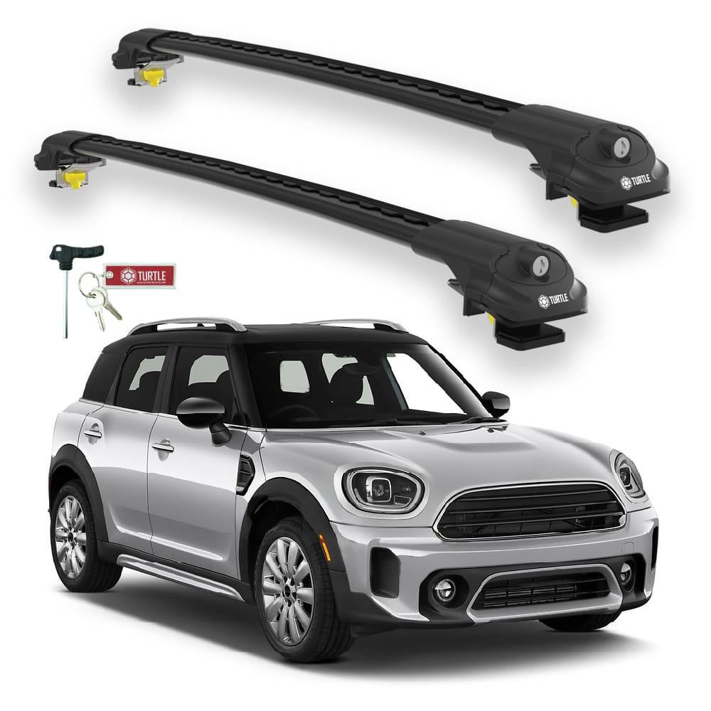 TURTLE Fits Mini Countryman (F60) 2017-2023 Roof Rack Air1 Black - 1