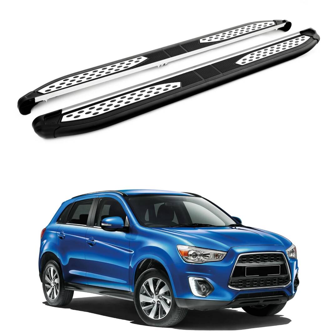 TURTLE Fits Mitsubishi Asx (Ga) 2010-2022 Side Step Plus Black - 1