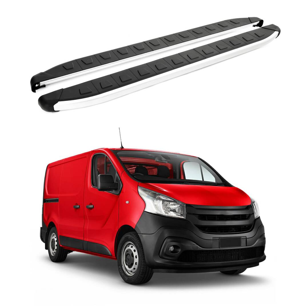 TURTLE Fits Mitsubishi Express (X82) 2020-2025 / Lwb Side Step Alyans Silver - 1