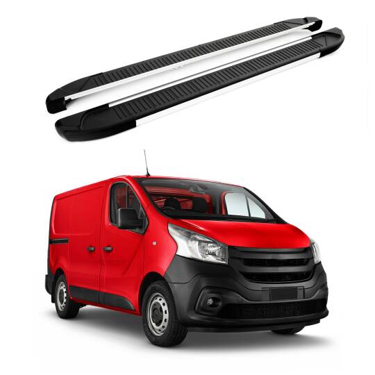 TURTLE Fits Mitsubishi Express (X82) 2020-2025 / Lwb Side Step Another Silver