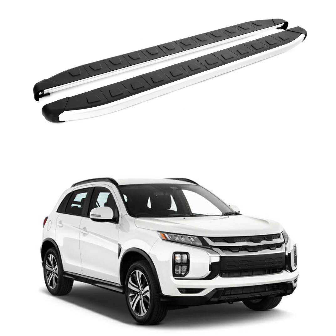 TURTLE Fits Mitsubishi Outlander Sport (Mk3) 2010-2022 Side Step Alyans Silver - 1