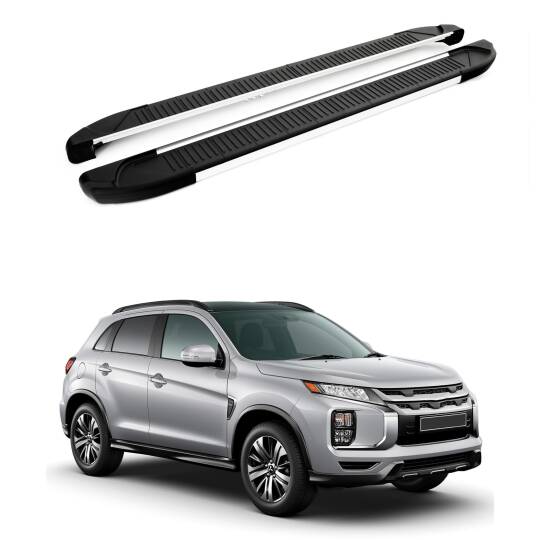 TURTLE Fits Mitsubishi Rvr (Mk3) 2010-2022 Side Step Another Silver