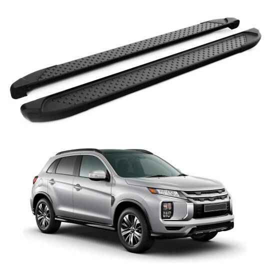 TURTLE Fits Mitsubishi Rvr (Mk3) 2010-2022 Side Step Sapphire V1 Black