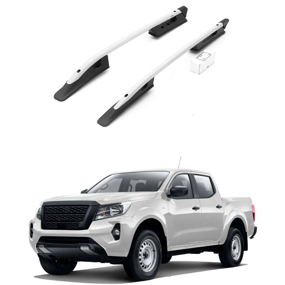 TURTLE Fits Nissan Navara (D23) 2015-2025 Roof Rail Falcon Silver - 1