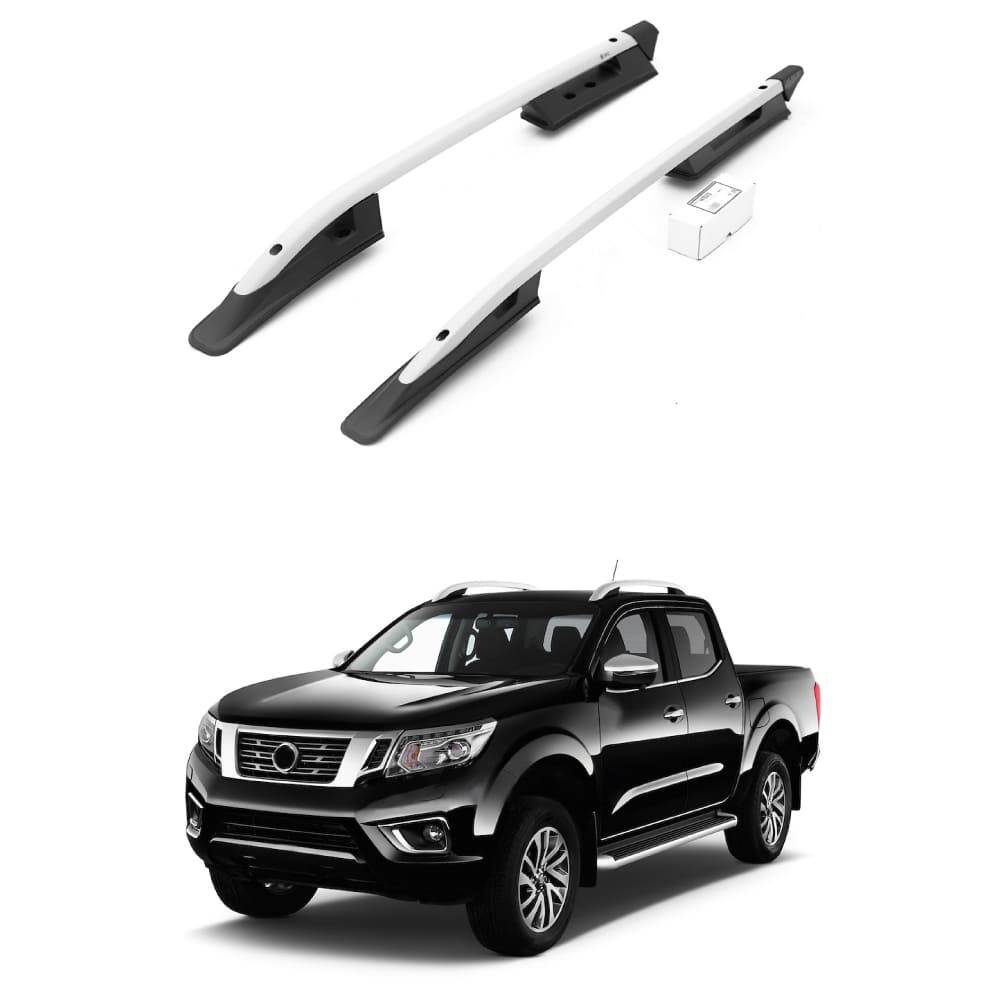 TURTLE Fits Nissan Np300 (D23) 2015-2025 Roof Rail Falcon Silver - 1