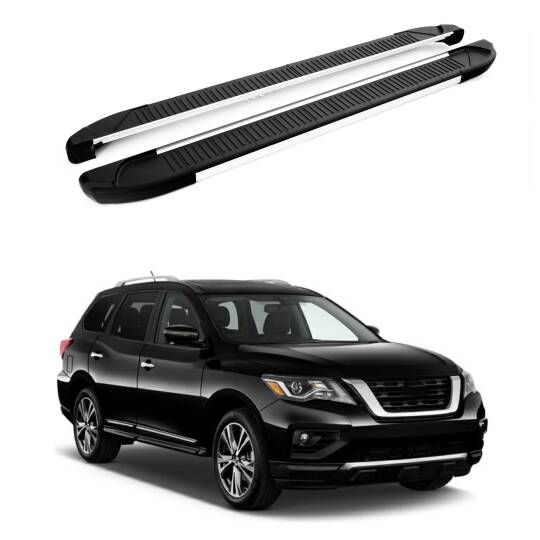TURTLE Fits Nissan Pathfinder (R52) 2013-2020 Side Step Another Silver
