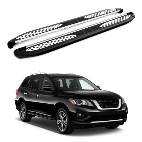 TURTLE Fits Nissan Pathfinder (R52) 2013-2020 Side Step Plus Black
