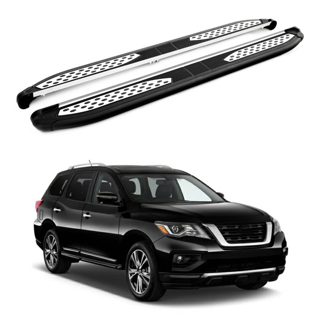 TURTLE Fits Nissan Pathfinder (R52) 2013-2020 Side Step Plus Black - 1