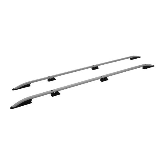 TURTLE Fits Nissan Primastar (X83) 2002-2014 / Lwb Roof Rail Crown Silver