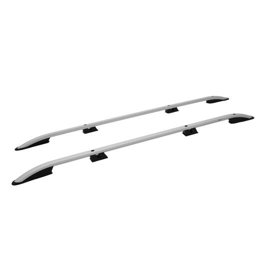 TURTLE Fits Nissan Primastar (X83) 2002-2014 / Swb Roof Rail Crown Silver